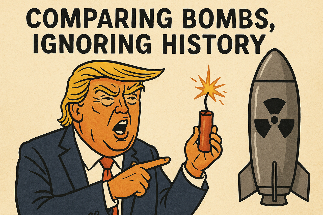 Flattening Historical Nuance Flattens Truth: Trump’s Bomb Analogy