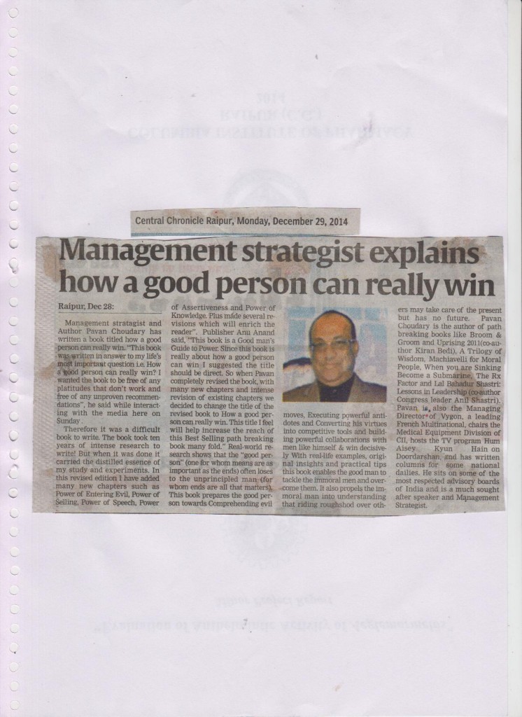 Management Strategist Explains How a Good Person Can Really Win