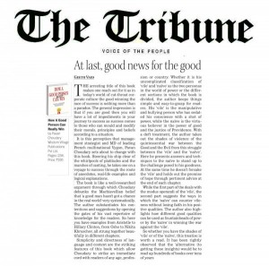 At last, good news for the good