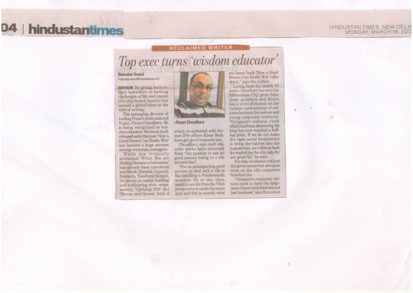 Top exec turns ‘wisdom educator’